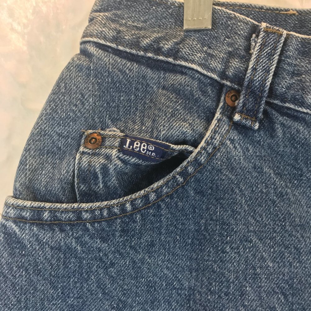 Vintage Lee Super High Waist Mom Jeans - Picture 3 of 10